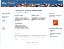 Tablet Screenshot of cargoclix.com
